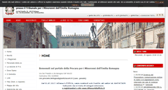 Desktop Screenshot of procuraminori-bologna.it